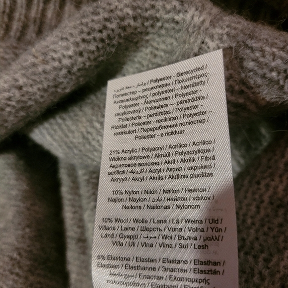 NEW Yasbistra Gray Melange Very Soft Sweater Size Large - Picture 7 of 10